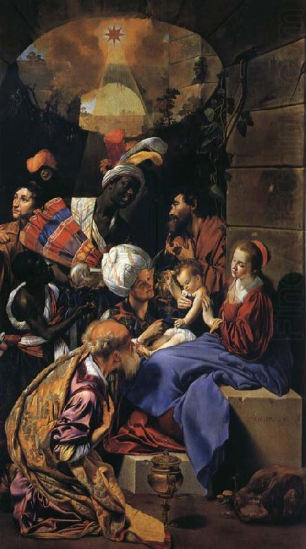 Maino, Juan Bautista del Adoration of the Magi china oil painting image